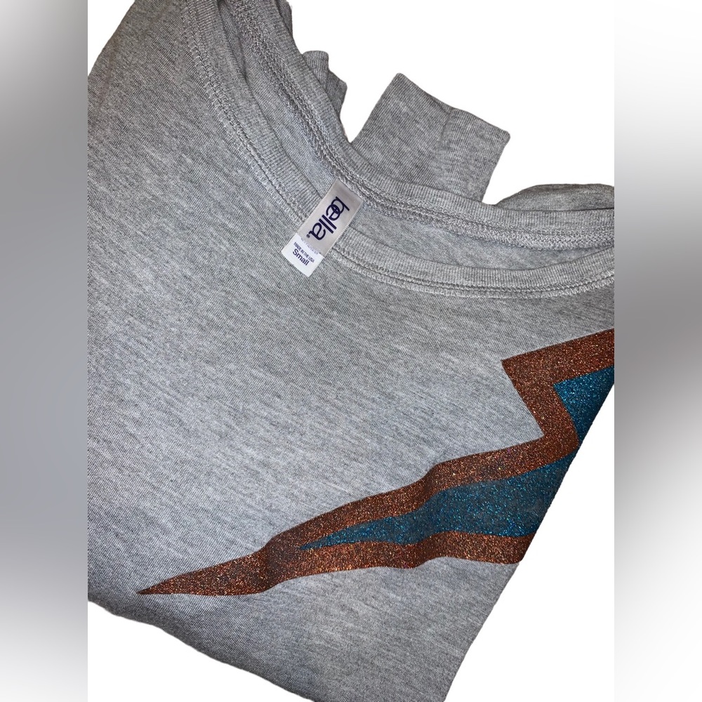 OKC Thunder Lightening Off the Shoulder Boutique Top Women’s Small - Picture 6 of 6